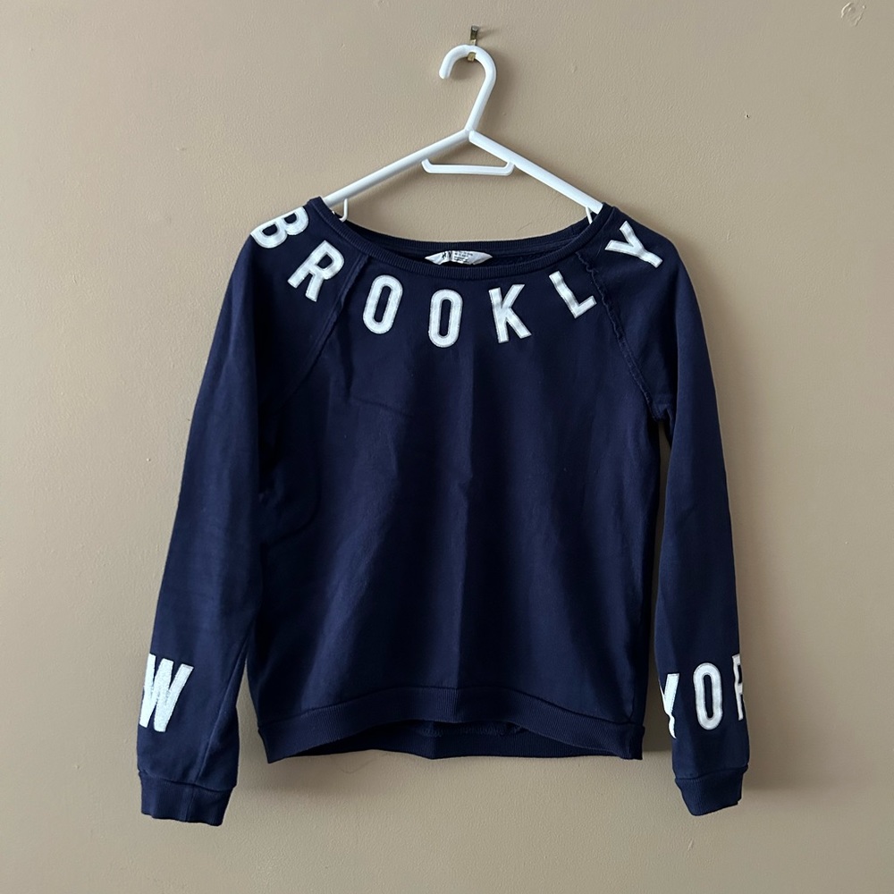H&M girl’s sweatshirt crewneck pullover size 12/14